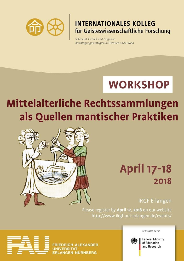 Workshop: Mittelalterliche Rechtssammlungen als Quellen mantischer Praktiken