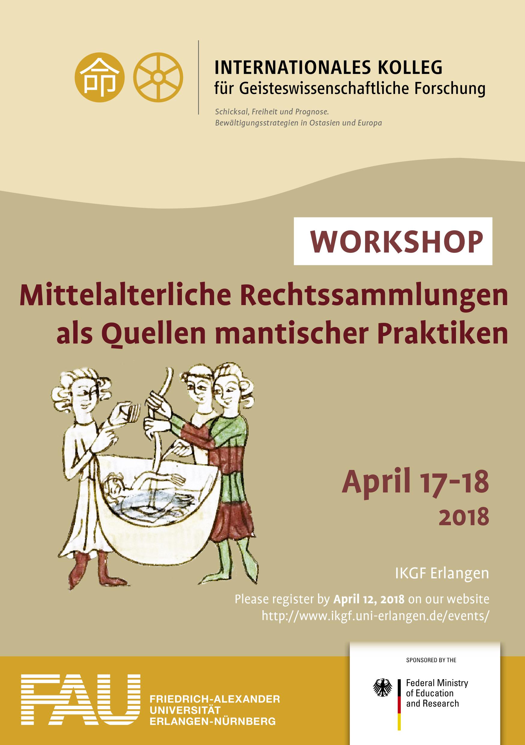 Zum Artikel "Workshop: Mittelalterliche Rechtssammlungen als Quellen mantischer Praktiken"
