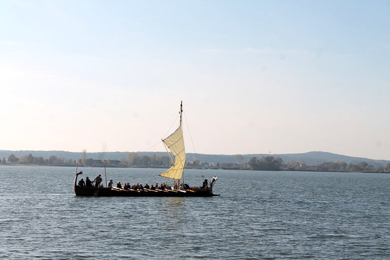 Römerboot-Projekt im finnischen Fernsehen