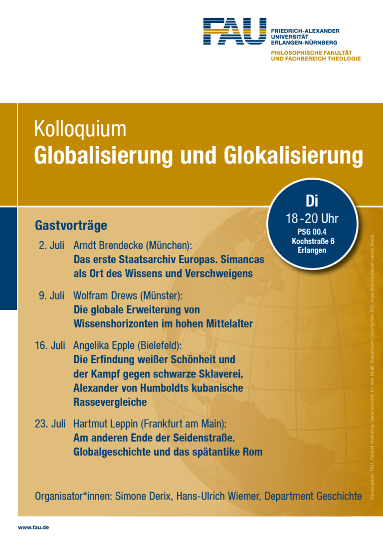 Gastvorträge im Rahmen des Kolloquiums „Globalisierung und Glokalisierung“