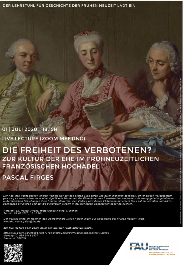 Einladung zur Live Lecture von Dr. Pascal Firges (01.07.2020)