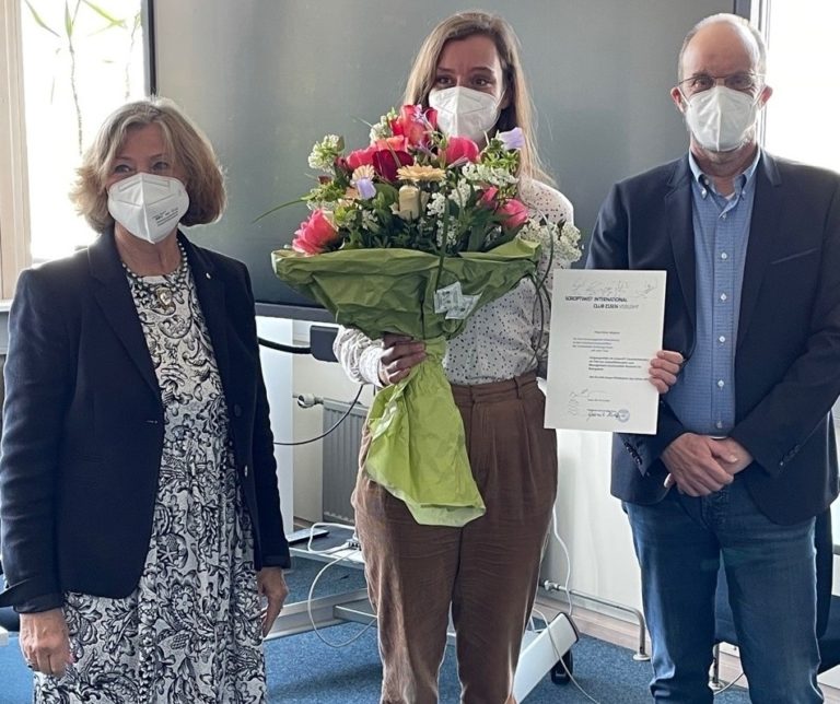 Auszeichnung der Dissertation von Helen Wagner