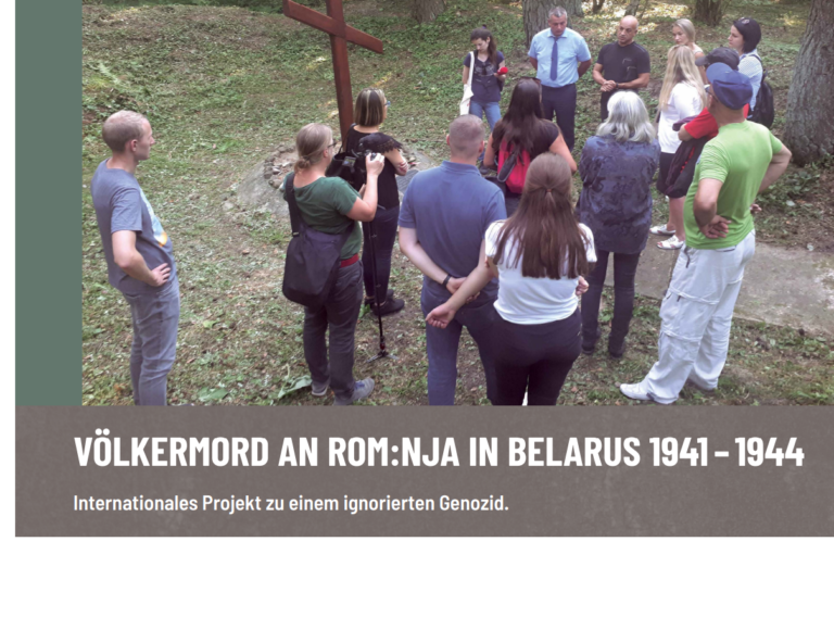 Ausstellung „Völkermord an Rom:nja in Belarus 1941 – 1944“ im Foyer Seminargebäude EWF Nürnberg vom 08.12. bis 22.12.
