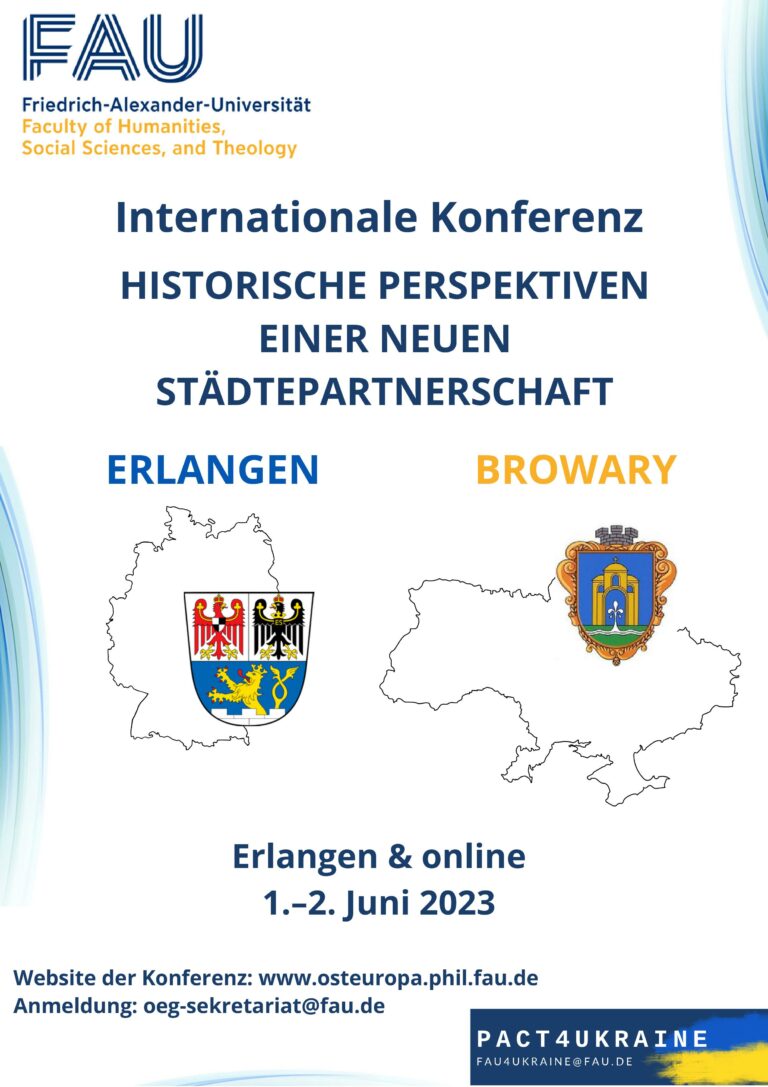 Internationale Konferenz: Browary – Erlangen // Міжнародна конференція: Бровари – Ерланген
