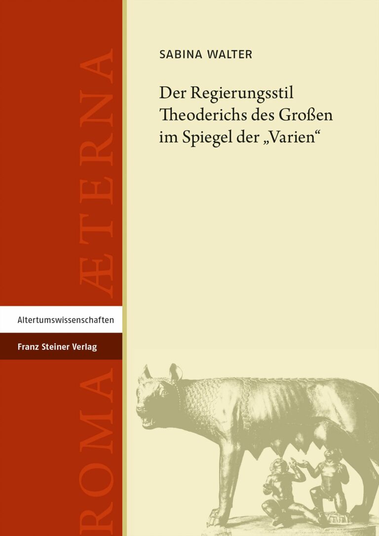 Neuerscheinung: Regierungsstil Theoderichs des Großen
