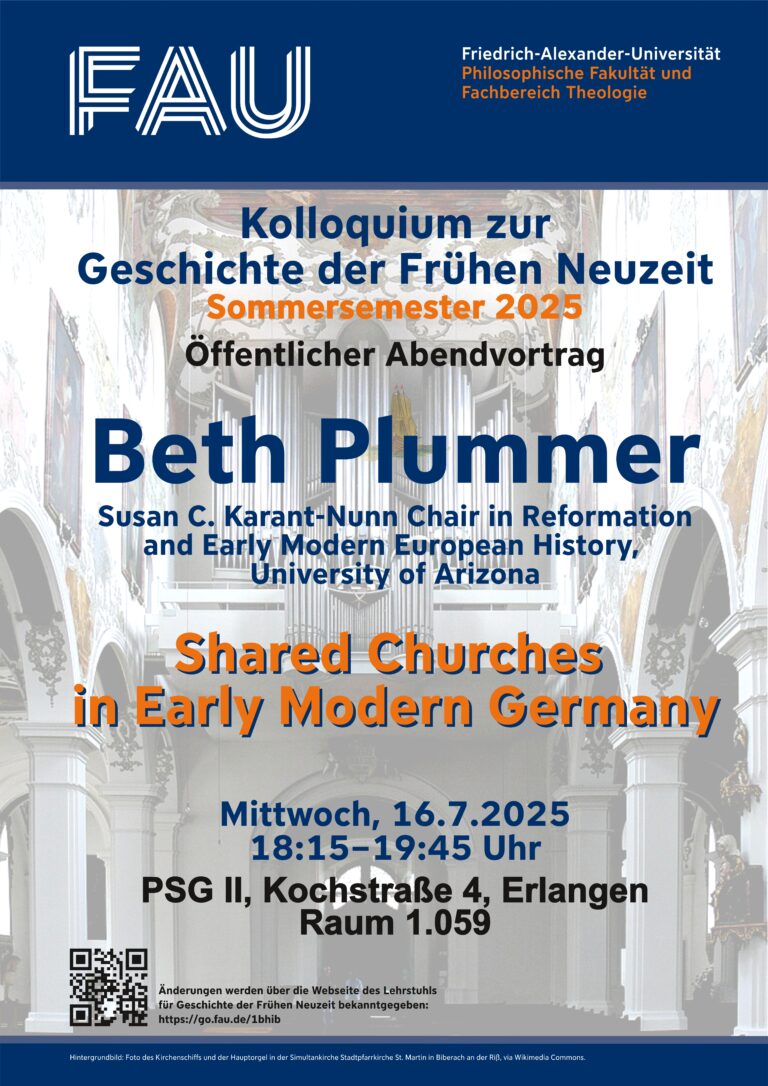 Einladung zum Öffentlichen Abendvortrag von Beth PLUMMER am 16.07.2025