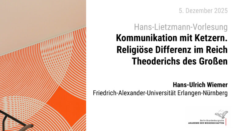 Hans-Lietzmann-Vorlesung