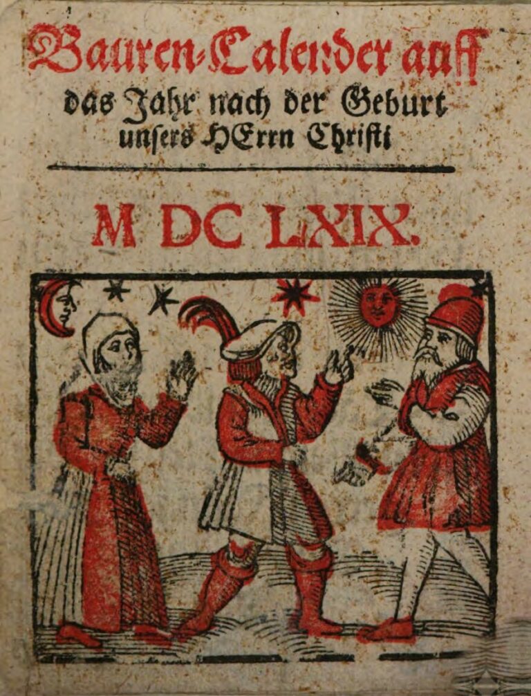 Ankündigung: Vortrag von Dr. Simon Dagenais zu „Wettervorhersagen und handschriftliche Temperaturnotizen in Almanachen des 15. bis 18. Jahrhunderts“